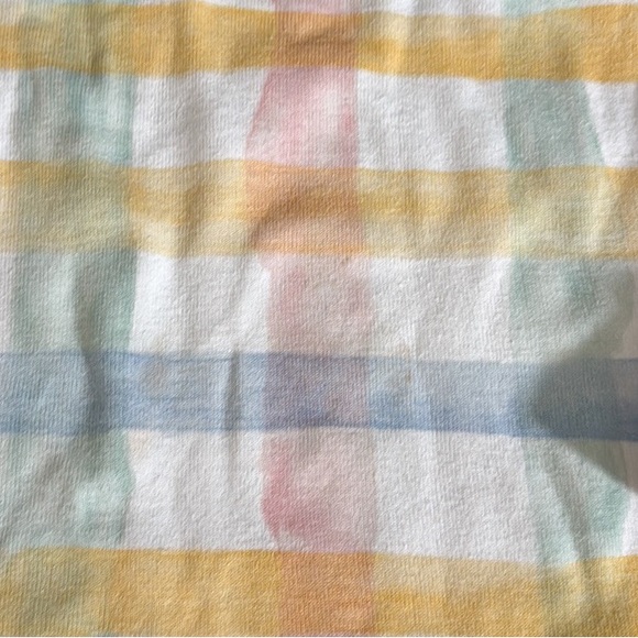 Burt’s Bees Baby Pastel Colored Plaid Organic Cotton Pajamas - Picture 5 of 7